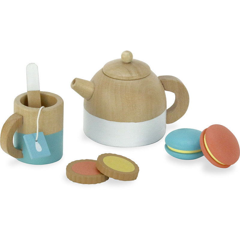 Vilac - Tea Set - Wooden - Vilac - littleyoyo.ca