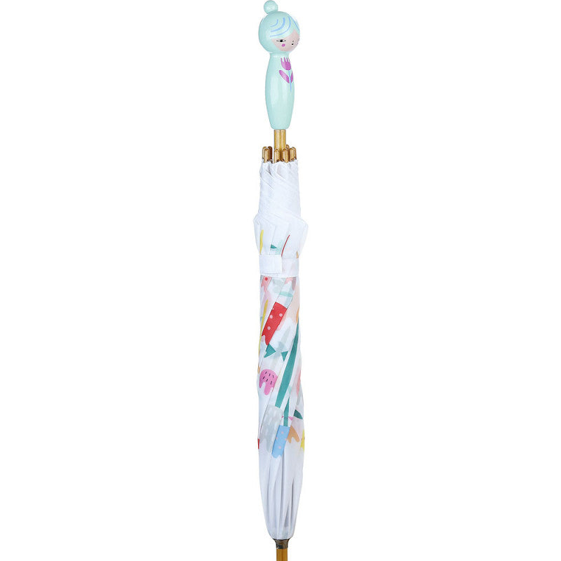 Vilac - Suzy Ultman - Green Flower Umbrella - Vilac - littleyoyo.ca
