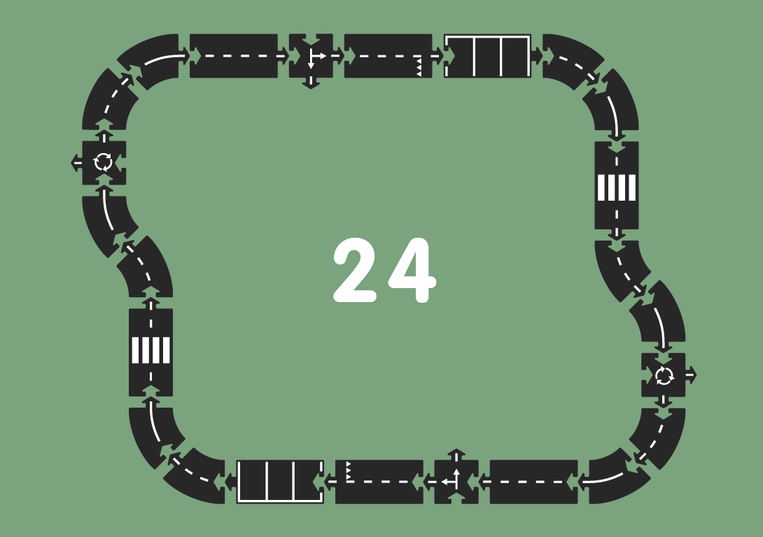 Waytoplay - Highway- 24 Pieces - Waytoplay - littleyoyo.ca