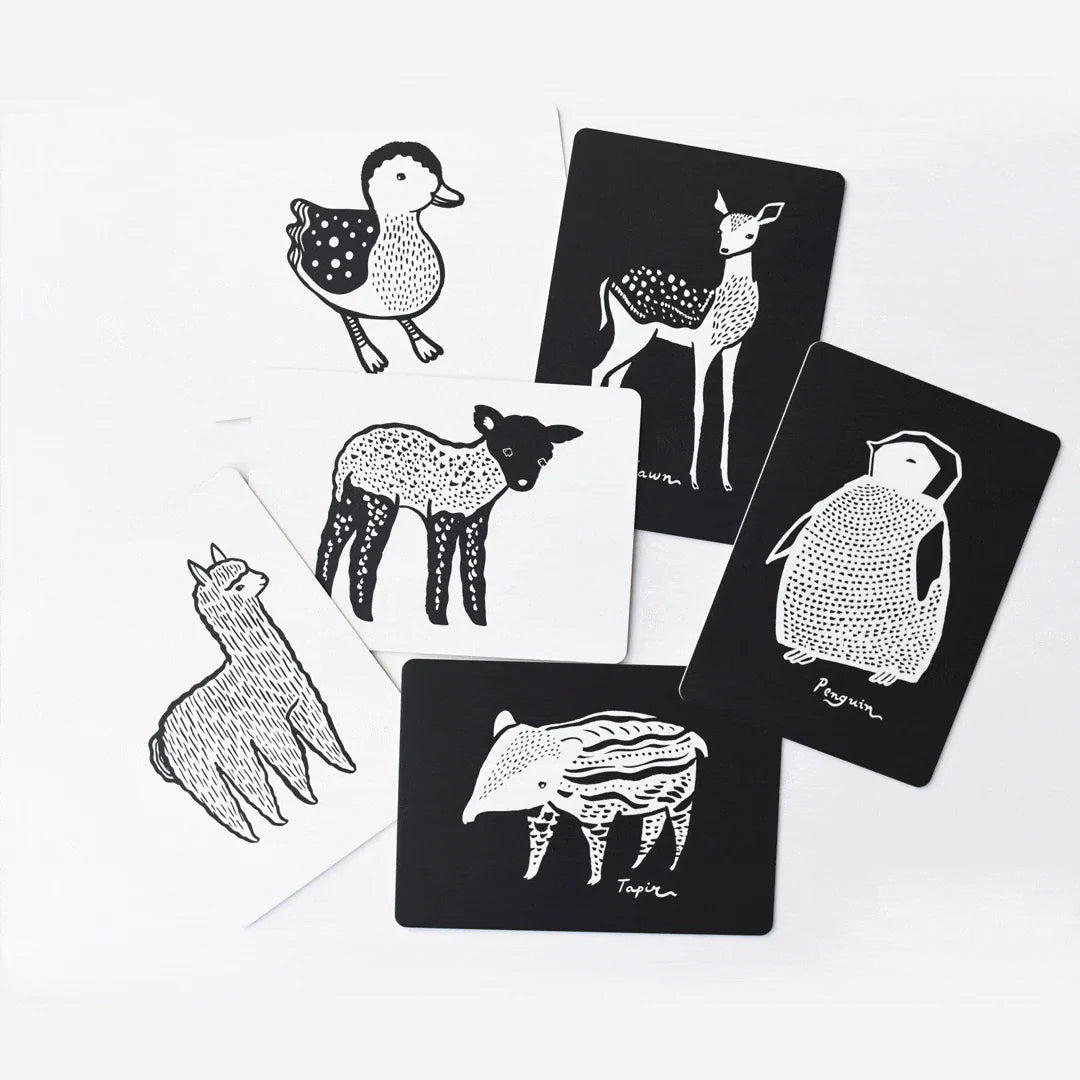 Wee Gallery - Art Cards For Baby - Baby Animals Collection