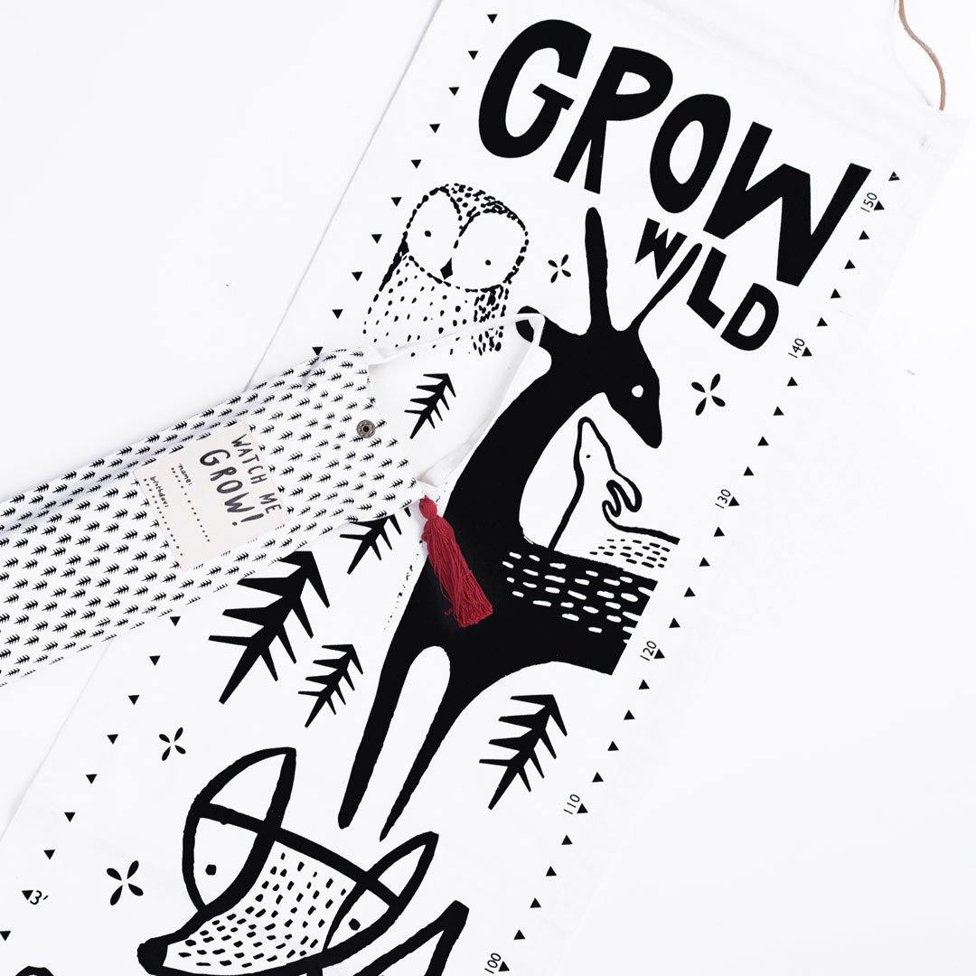 Wee Gallery - Canvas Growth Chart - Woodland - Wee Gallery - littleyoyo.ca