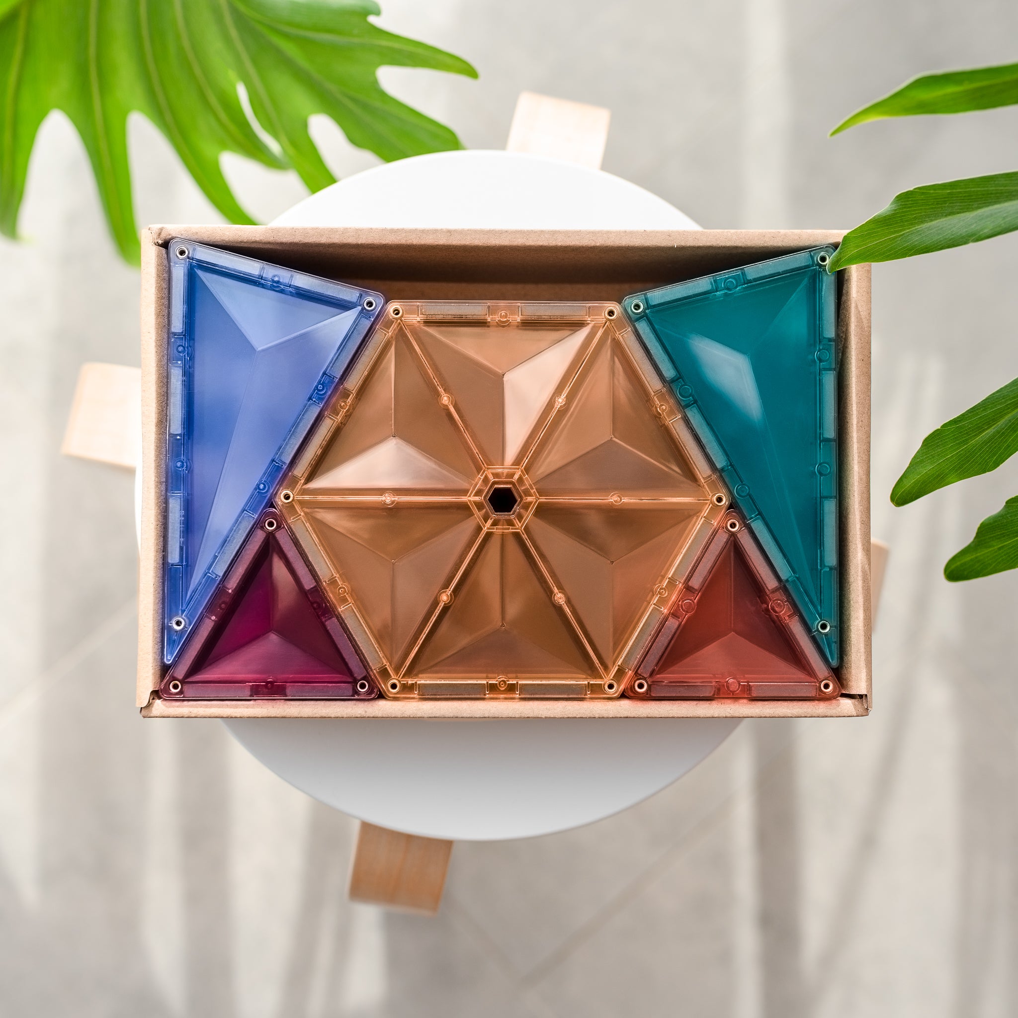 Connetix - Pastel Geometry Pack - 40 Piece Magnetic Tiles - Connetix - littleyoyo.ca