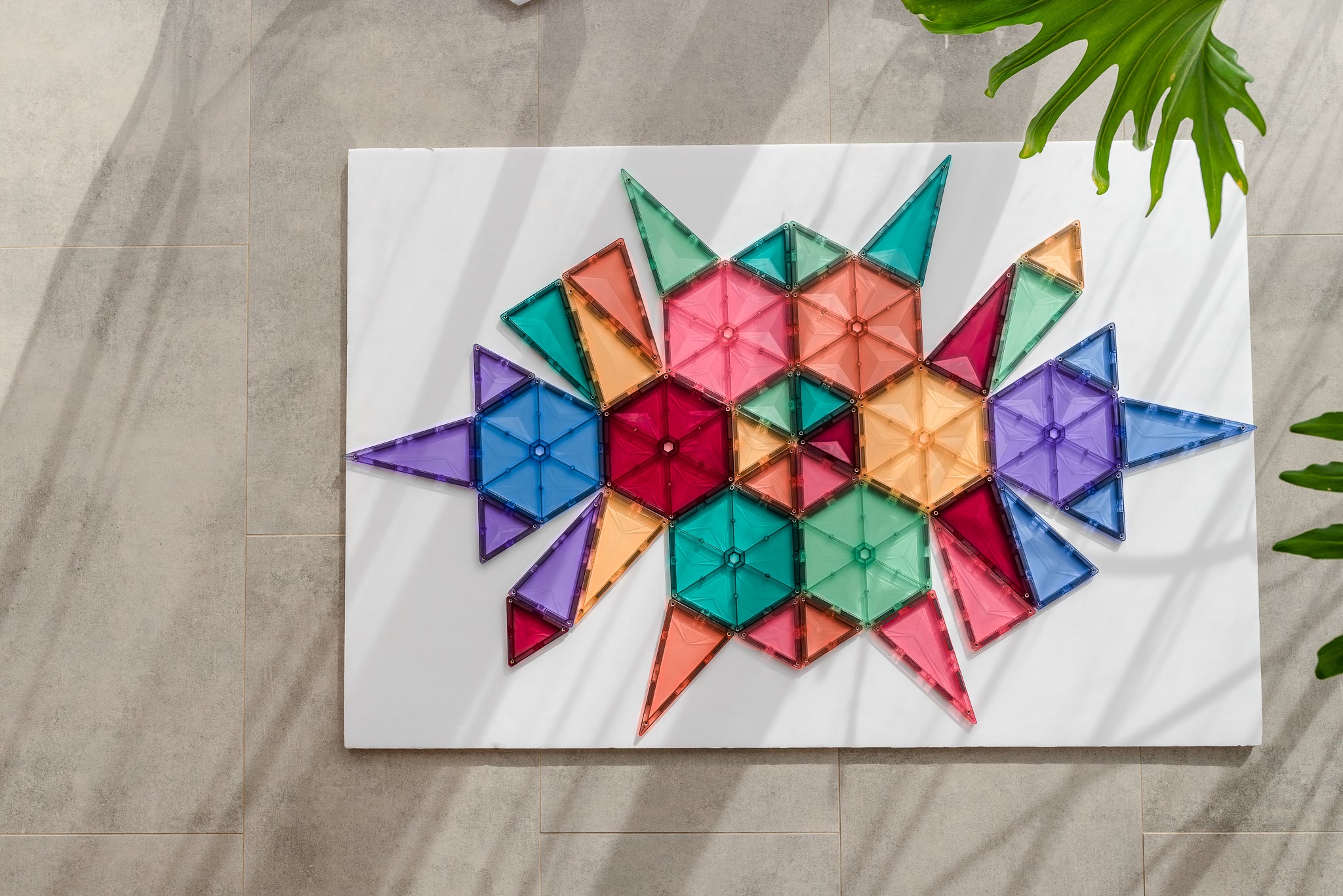 Connetix - Pastel Geometry Pack - 40 Piece Magnetic Tiles - Connetix - littleyoyo.ca