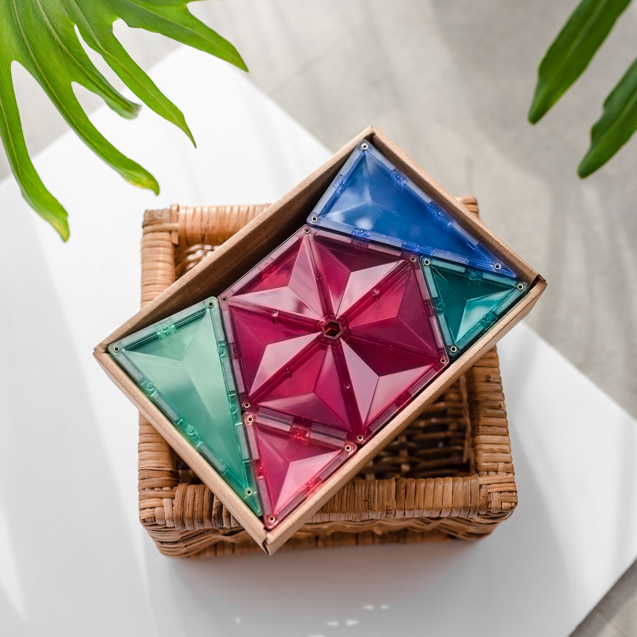 Connetix - Pastel Geometry Pack - 40 Piece Magnetic Tiles - Connetix - littleyoyo.ca
