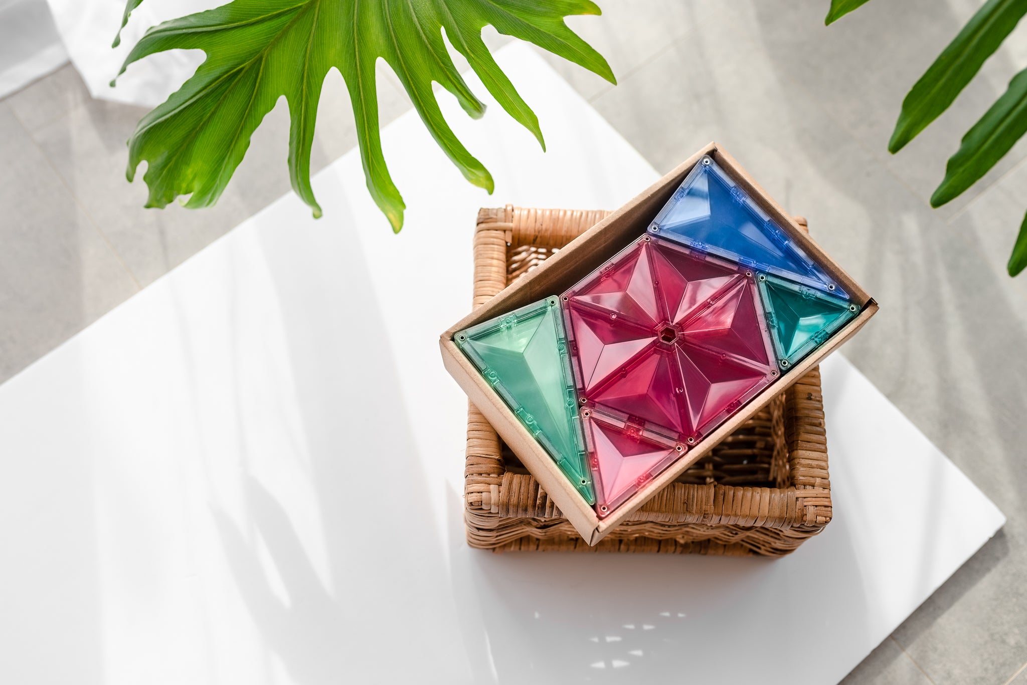 Connetix - Pastel Geometry Pack - 40 Piece Magnetic Tiles - Connetix - littleyoyo.ca