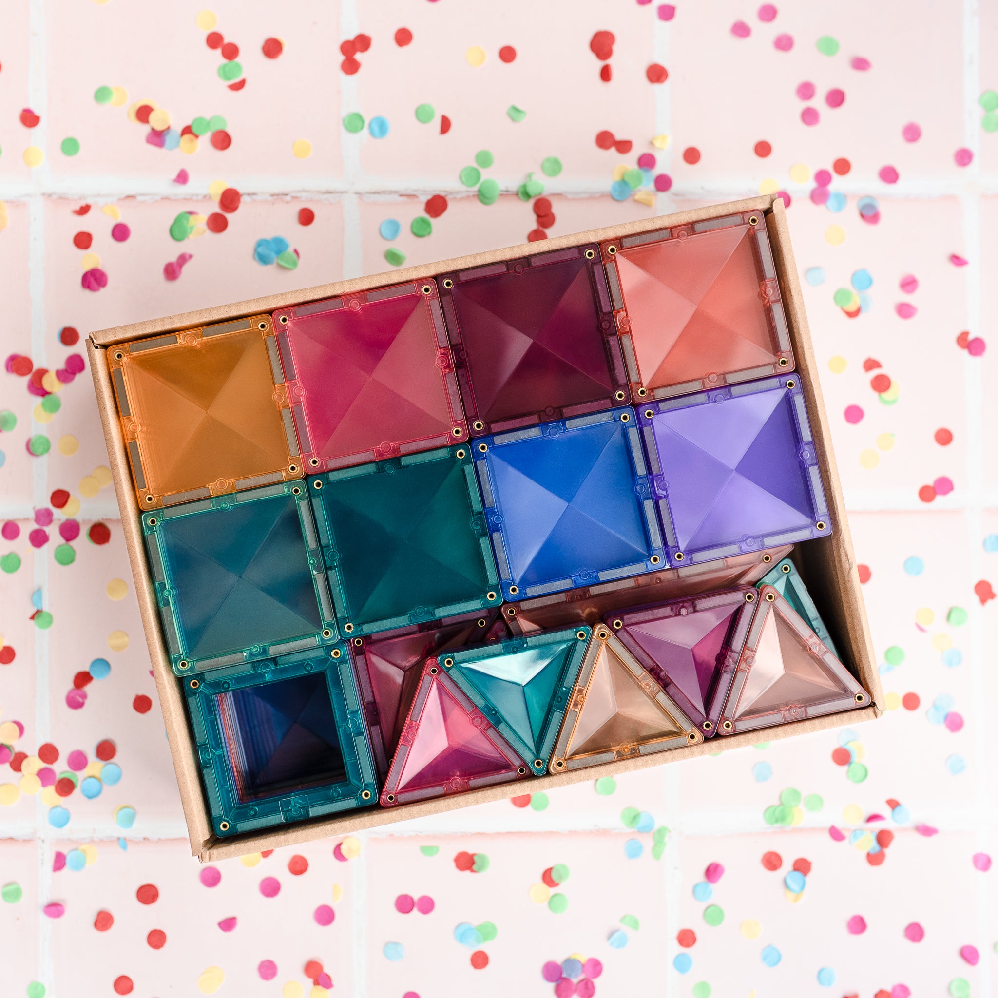 Connetix - Pastel Creative Pack- 120 Piece Magnetic Tiles - Connetix - littleyoyo.ca