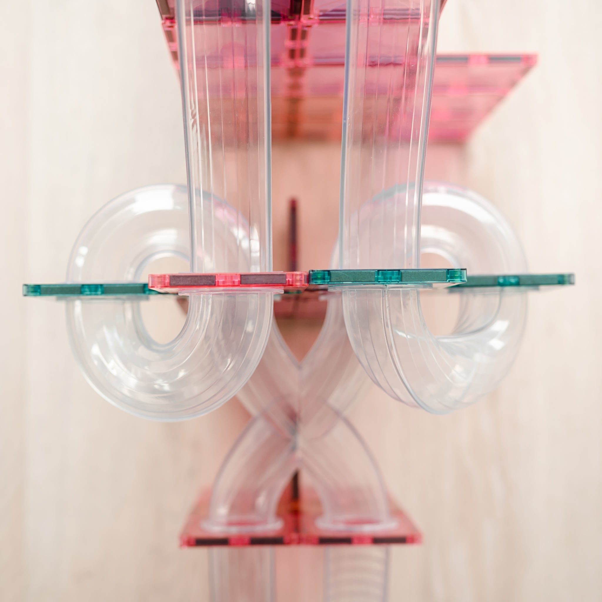 Connetix - Pastel Ball Run Expansion Pack - 80 Piece Magnetic Tiles - Connetix - littleyoyo.ca