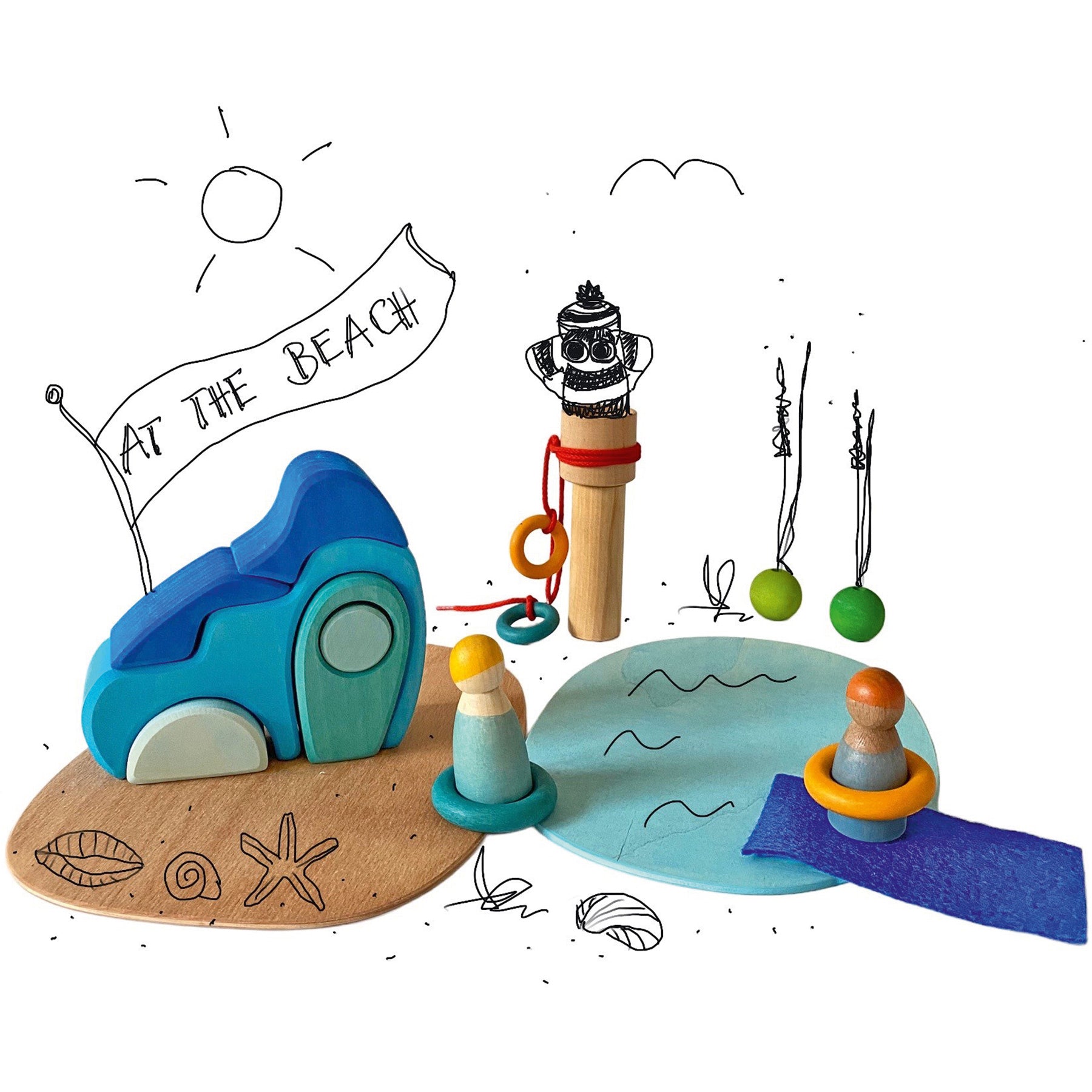 Grimm's - Small World Play - By the Water - Grimm's - littleyoyo.ca