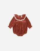 Quincy Mae Wendy Romper Redwood