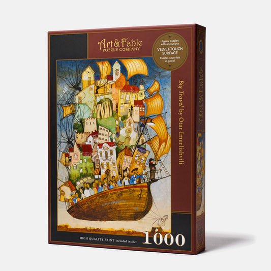 Big Travel - 1000pc Velvet-Touch Jigsaw Puzzle