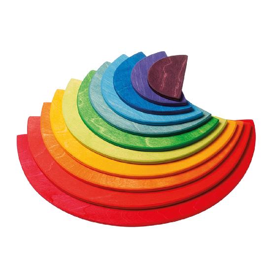Grimm's - Rainbow Semi Circles - Large - Grimm's - littleyoyo.ca