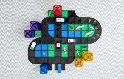 Connetix - 48 Piece Creative Roads Pack Magnetic Tiles