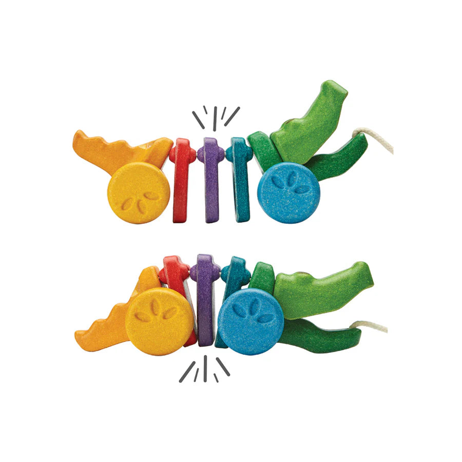 PlanToys - Rainbow Alligator - PlanToys - littleyoyo.ca