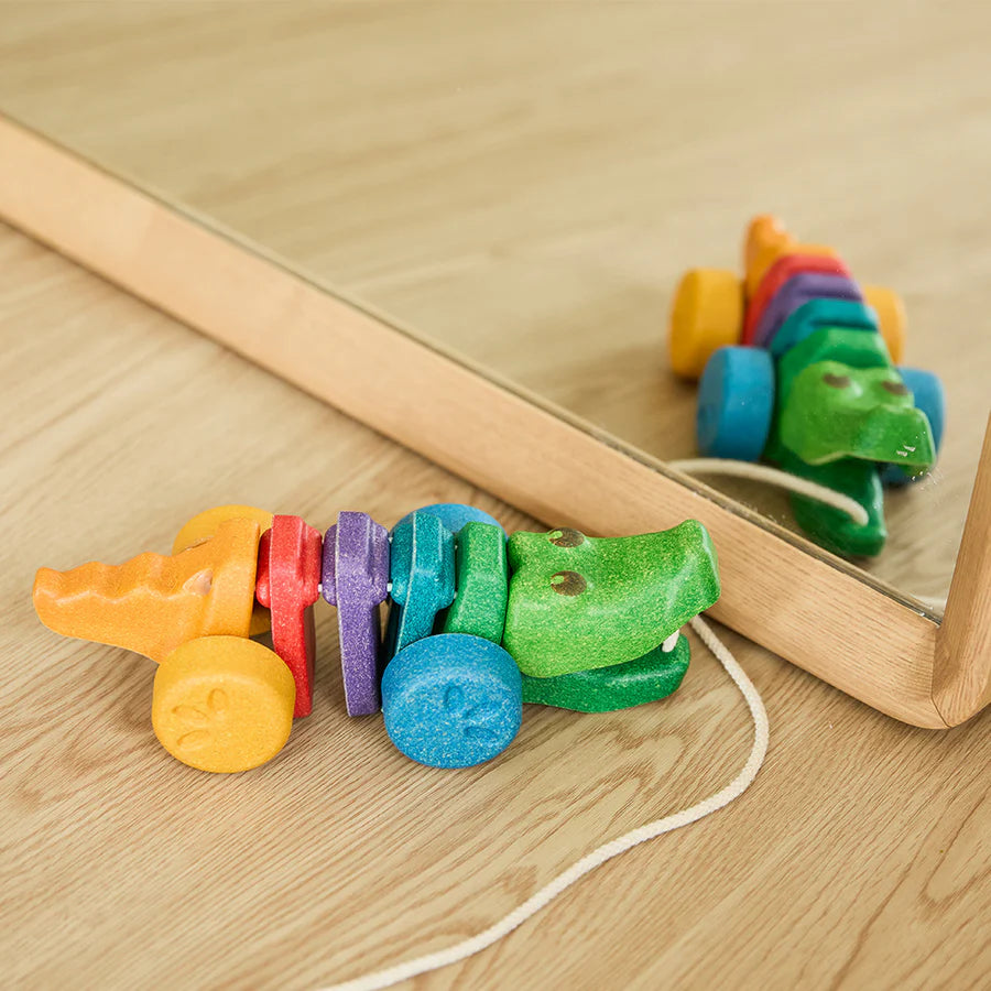 PlanToys - Rainbow Alligator - PlanToys - littleyoyo.ca