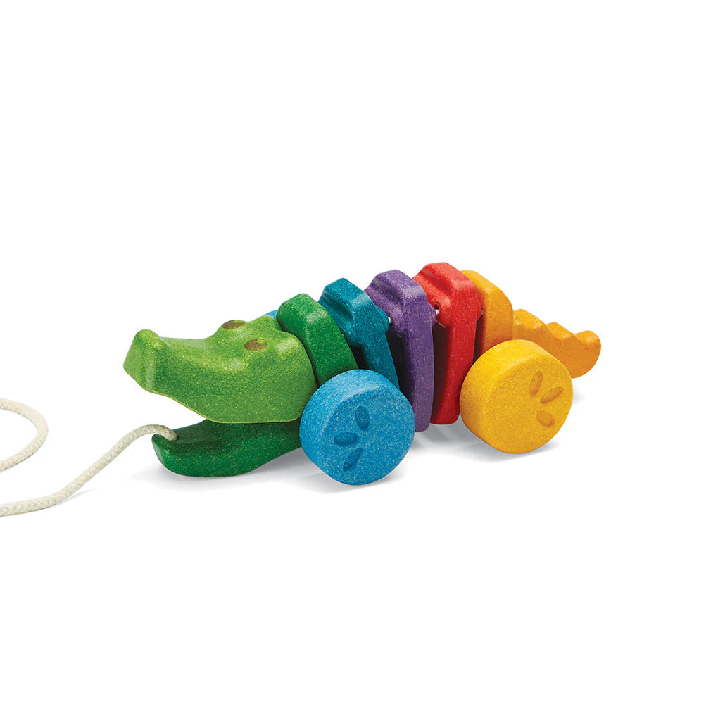 PlanToys - Rainbow Alligator - PlanToys - littleyoyo.ca