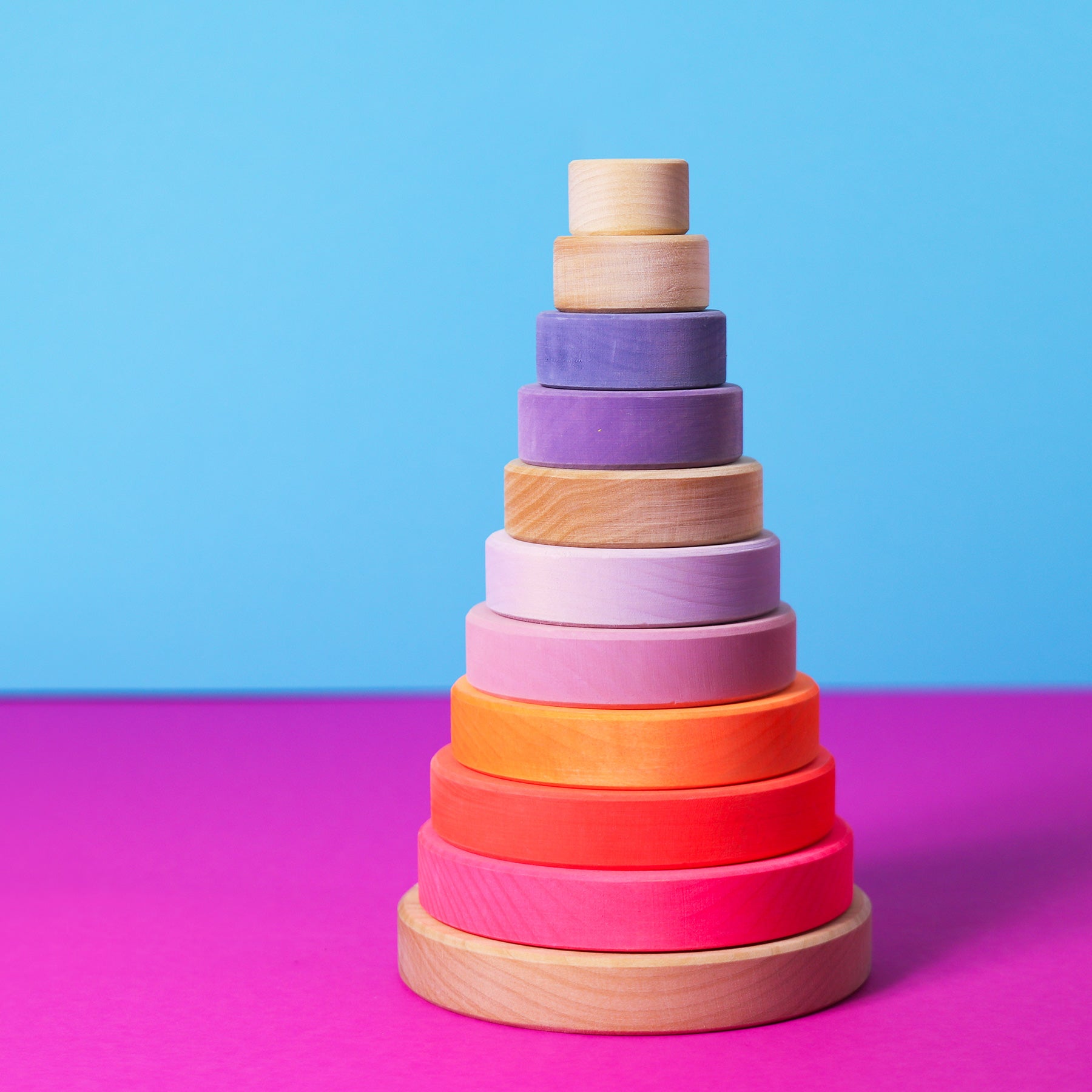 Grimm's - Conical Tower Neon Pink - Grimm's - littleyoyo.ca