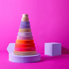 Grimm's - Conical Tower Neon Pink - Grimm's - littleyoyo.ca