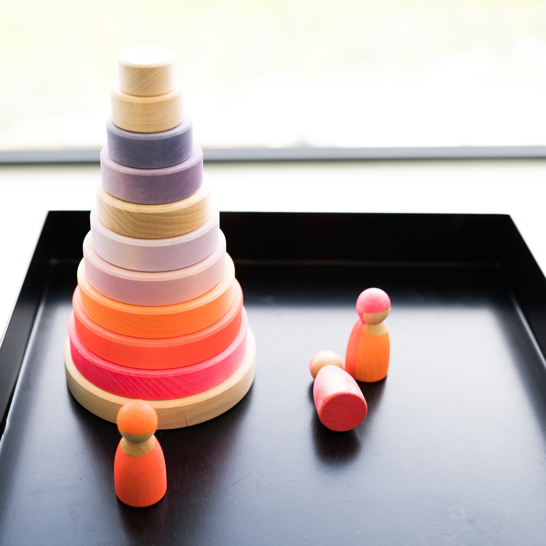 Grimm's - Conical Tower Neon Pink - Grimm's - littleyoyo.ca