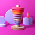 Grimm's - Conical Tower Neon Pink - Grimm's - littleyoyo.ca