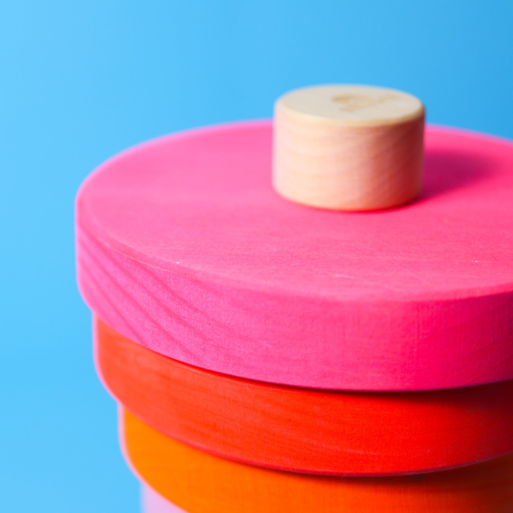 Grimm's - Conical Tower Neon Pink - Grimm's - littleyoyo.ca