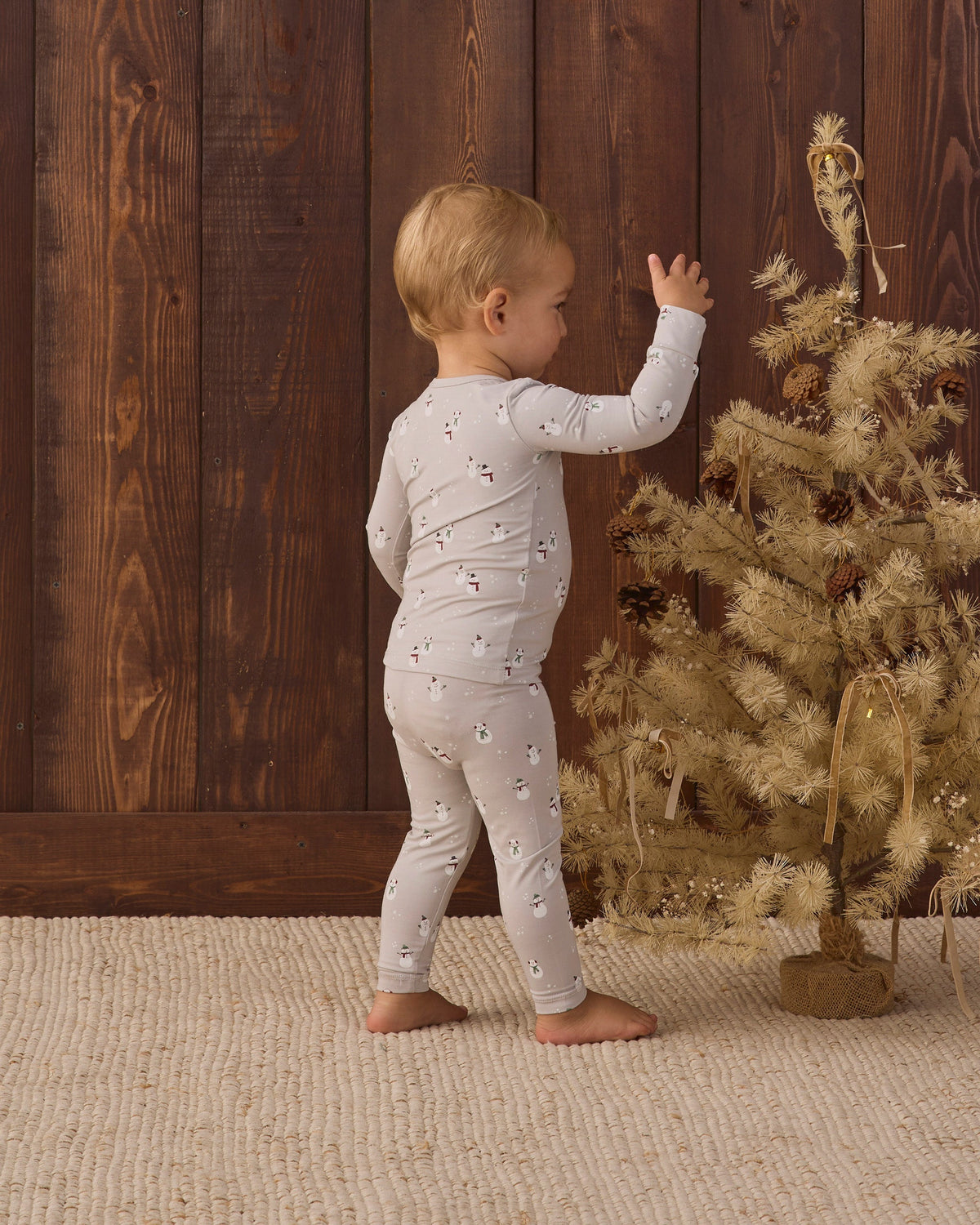 Quincy Mae Bamboo Pajama Set Snowman