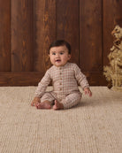 Quincy Mae Woven Jumpsuit Christmas Plaid