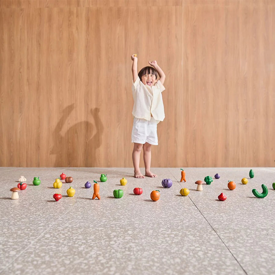PlanToys - Wonky Fruit & Vegetables - PlanToys - littleyoyo.ca