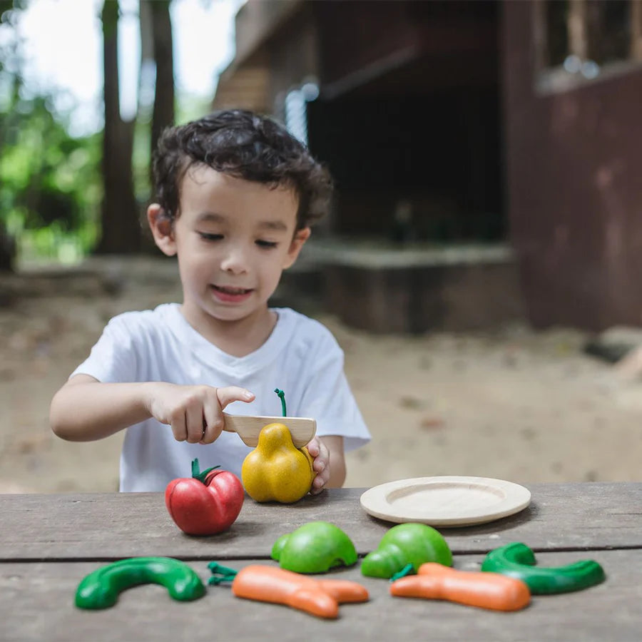 PlanToys - Wonky Fruit & Vegetables - PlanToys - littleyoyo.ca