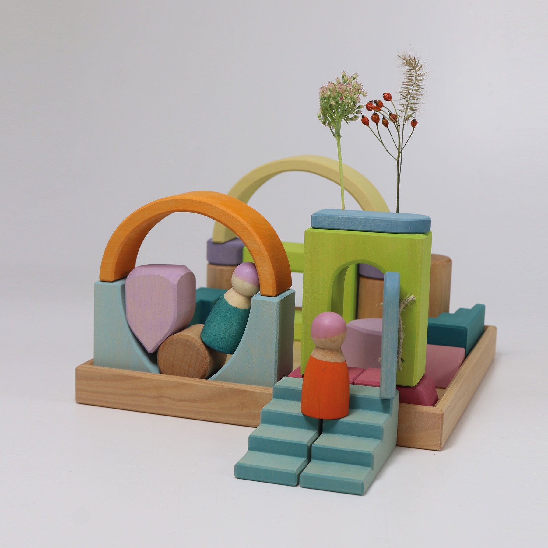 Grimm's - Building World Cloud Play - Grimm's - littleyoyo.ca