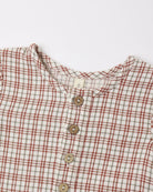 Quincy Mae Woven Jumpsuit Christmas Plaid