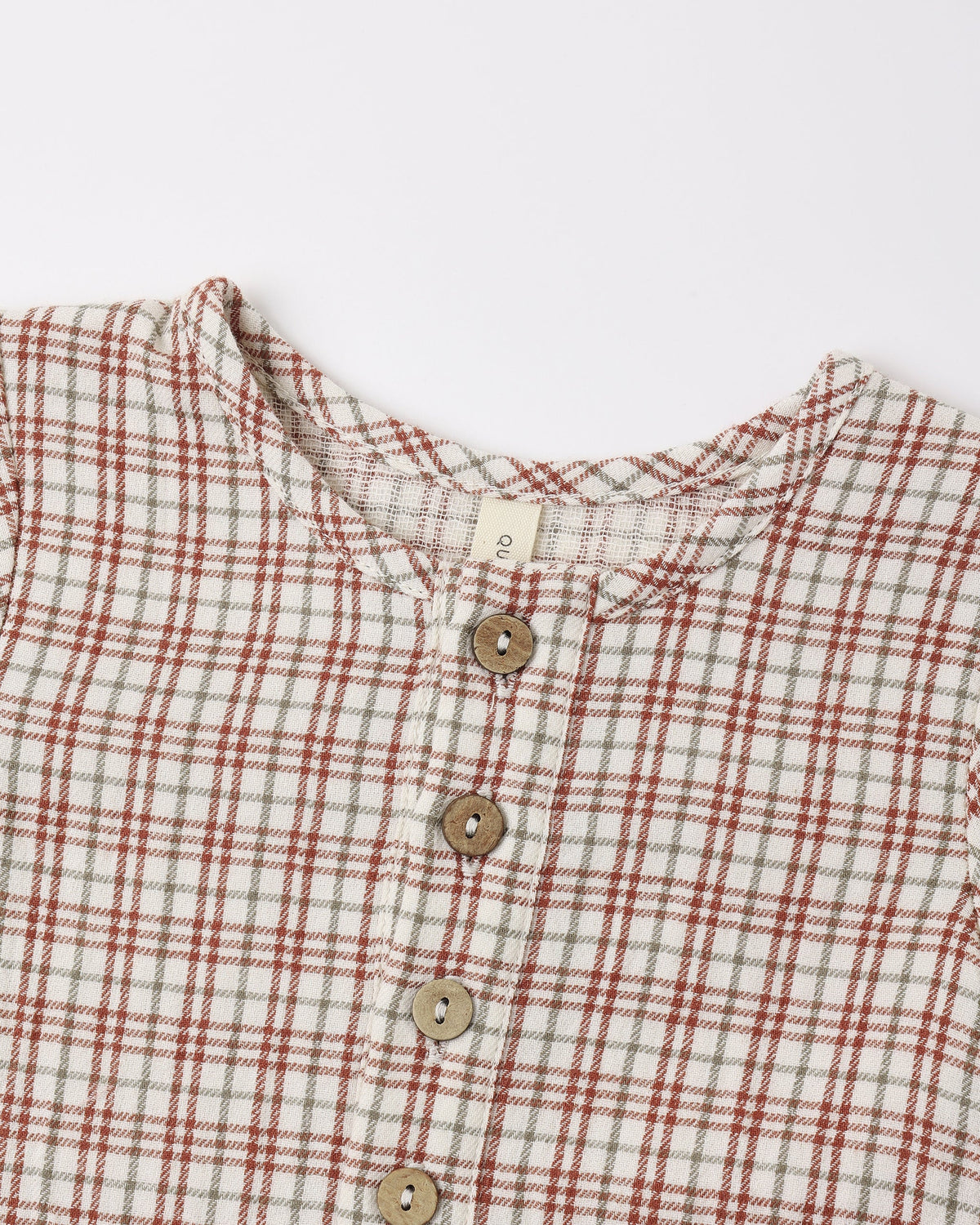 Quincy Mae Woven Jumpsuit Christmas Plaid