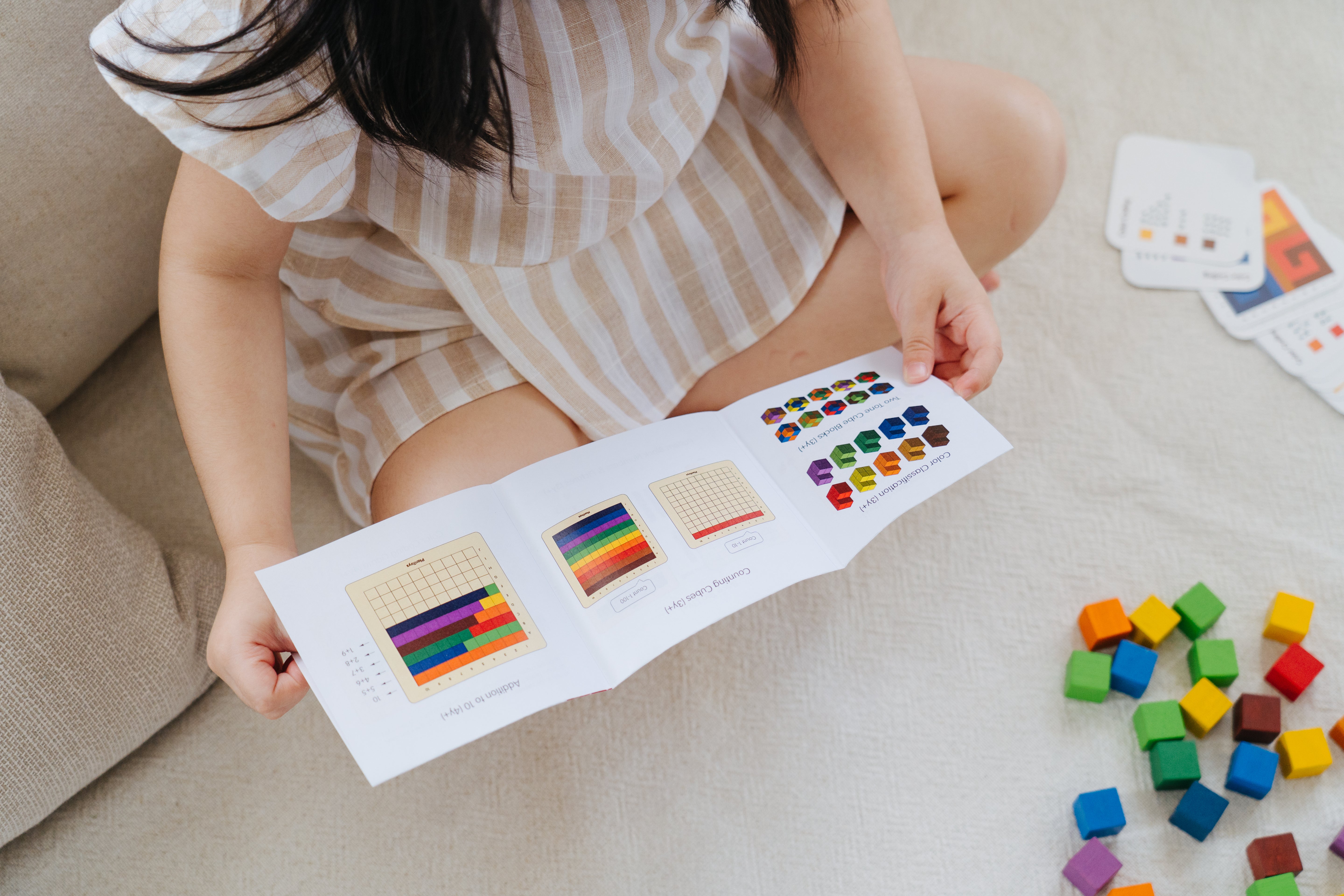 PlanToys - 100 Counting Cubes - Unit Plus - PlanToys - littleyoyo.ca