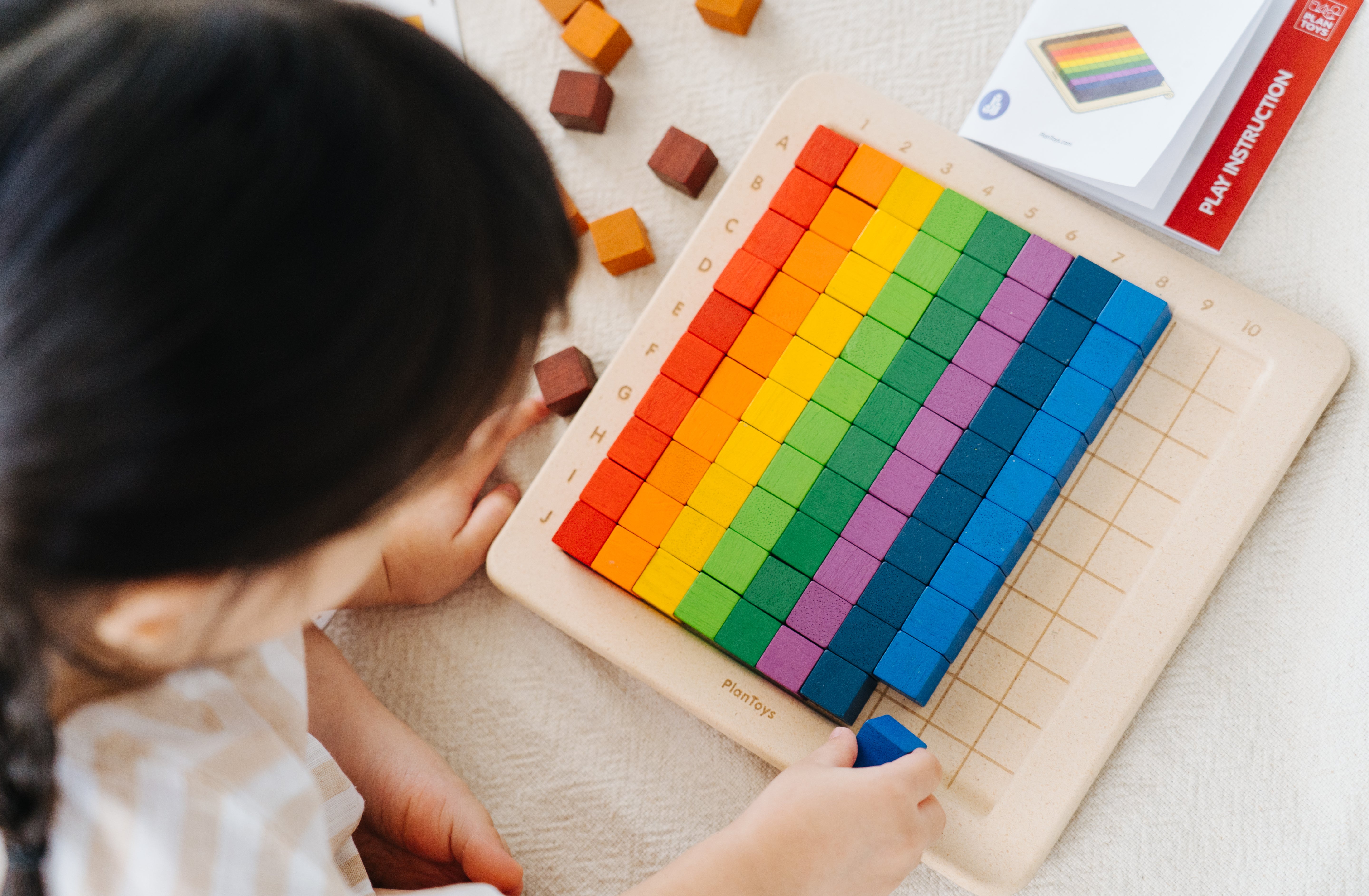 PlanToys - 100 Counting Cubes - Unit Plus - PlanToys - littleyoyo.ca