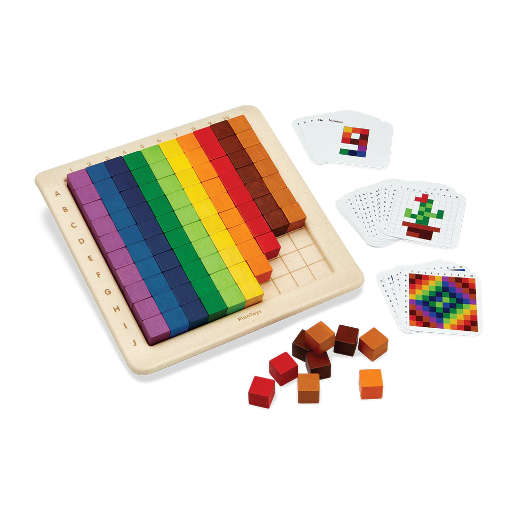 PlanToys - 100 Counting Cubes - Unit Plus - PlanToys - littleyoyo.ca