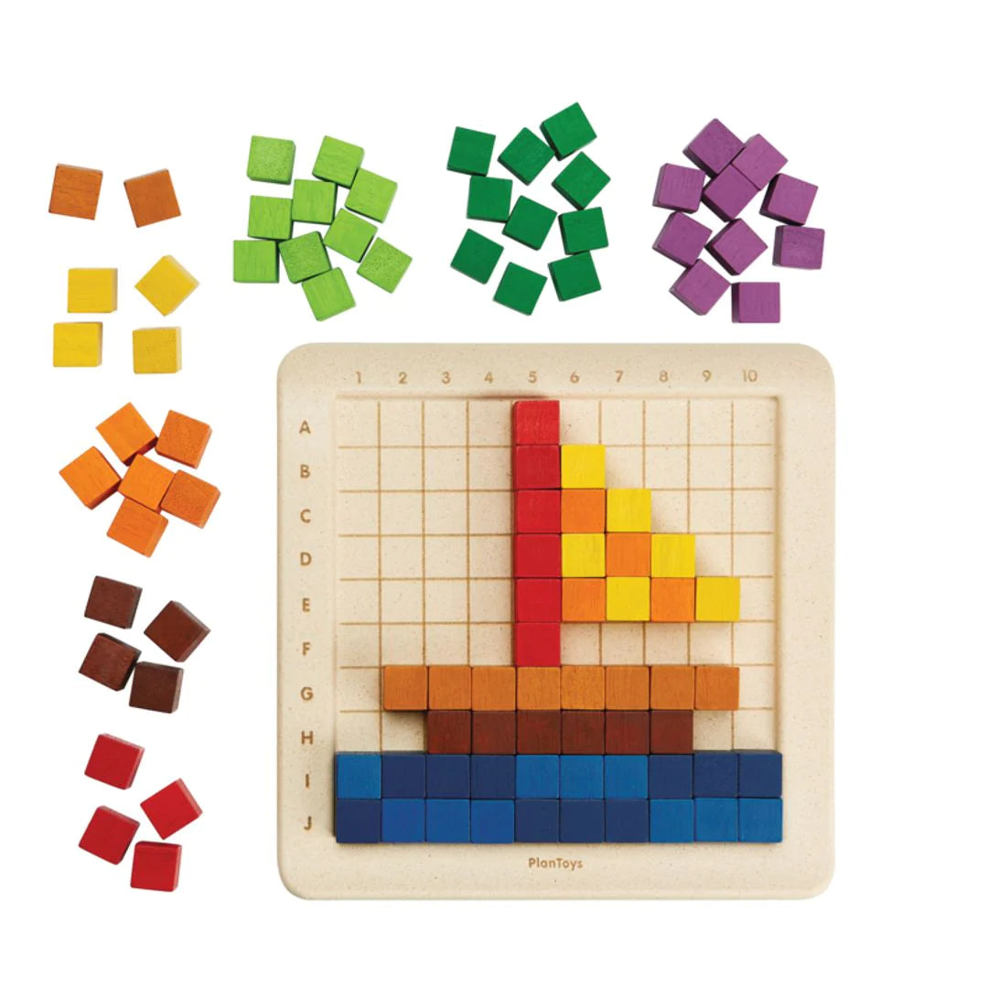 PlanToys - 100 Counting Cubes - Unit Plus - PlanToys - littleyoyo.ca