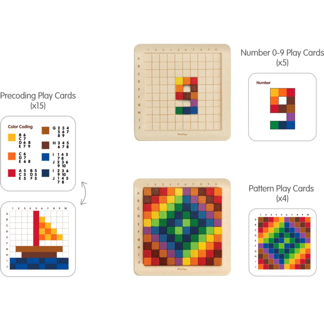 PlanToys - 100 Counting Cubes - Unit Plus - PlanToys - littleyoyo.ca
