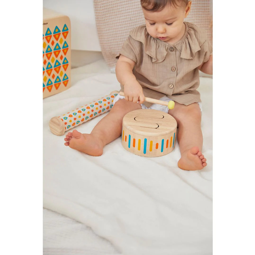Plantoys - Solid Drum II - PlanToys - littleyoyo.ca