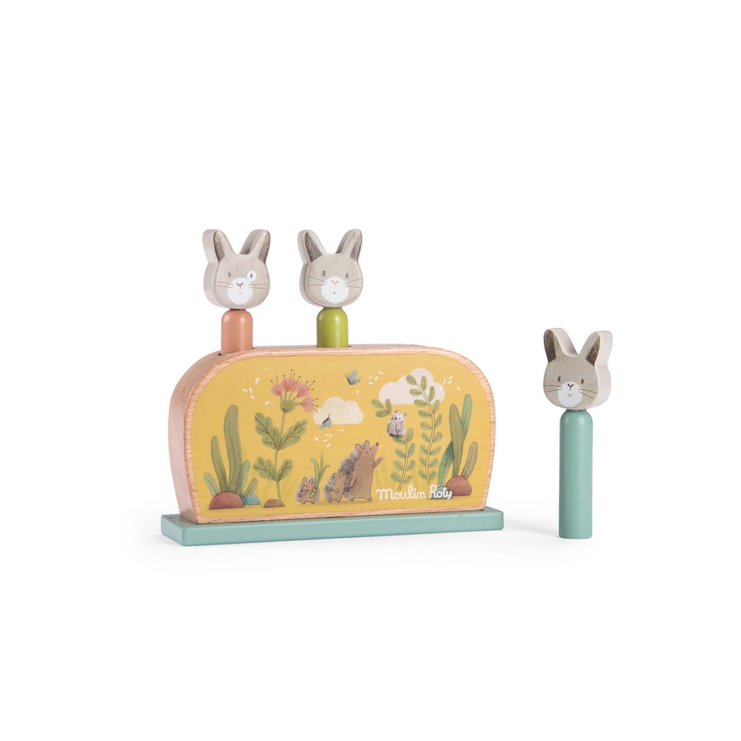 Moulin Roty - Trois Petits Lapins - Pop-up Toy - Moulin Roty - littleyoyo.ca