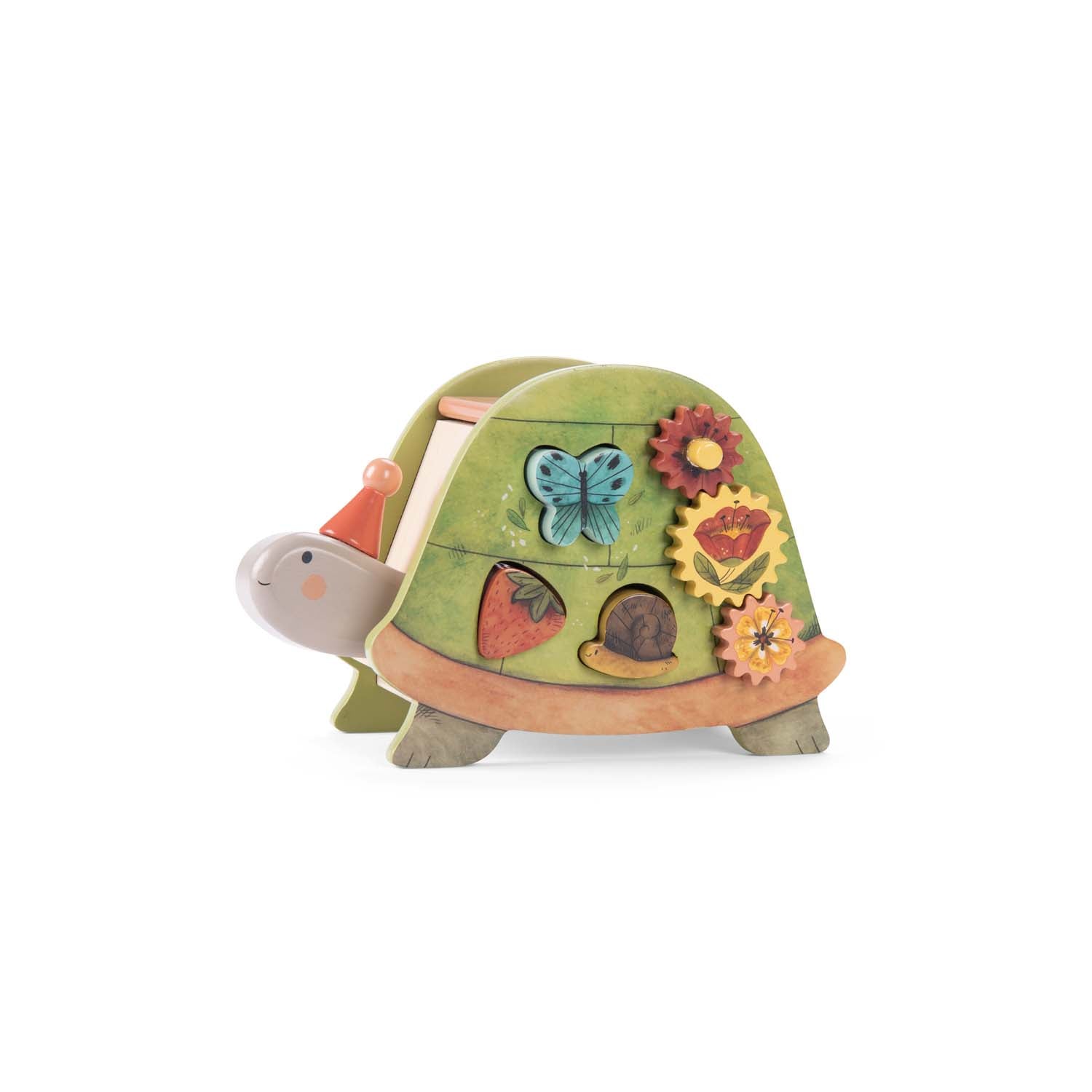 Moulin Roty - Trois Petits Lapins - Activity Turtle - Moulin Roty - littleyoyo.ca