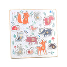 Vilac - Forest Animals Peg Puzzle - Sarah Betz - Vilac - littleyoyo.ca