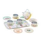 Vilac - Nature Musical Tin Tea Set - Sarah Betz - Vilac - littleyoyo.ca