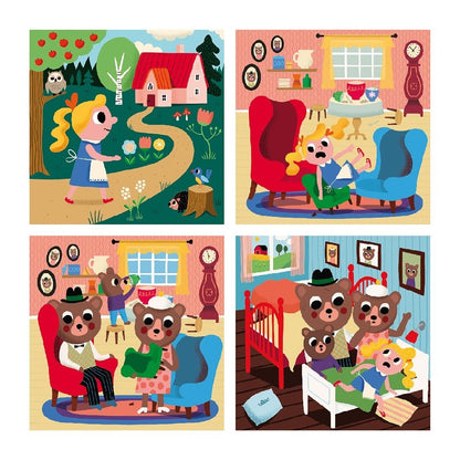 Vilac - Goldilocks Wooden Puzzle by Ingela P. Arrhenius