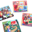 Vilac - Goldilocks Wooden Puzzle by Ingela P. Arrhenius - Vilac - littleyoyo.ca