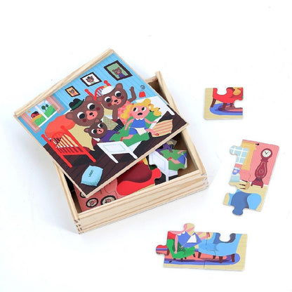 Vilac - Goldilocks Wooden Puzzle by Ingela P. Arrhenius