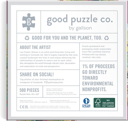 Good Puzzle Co. Basket Blooms - 500pc Jigsaw Puzzle
