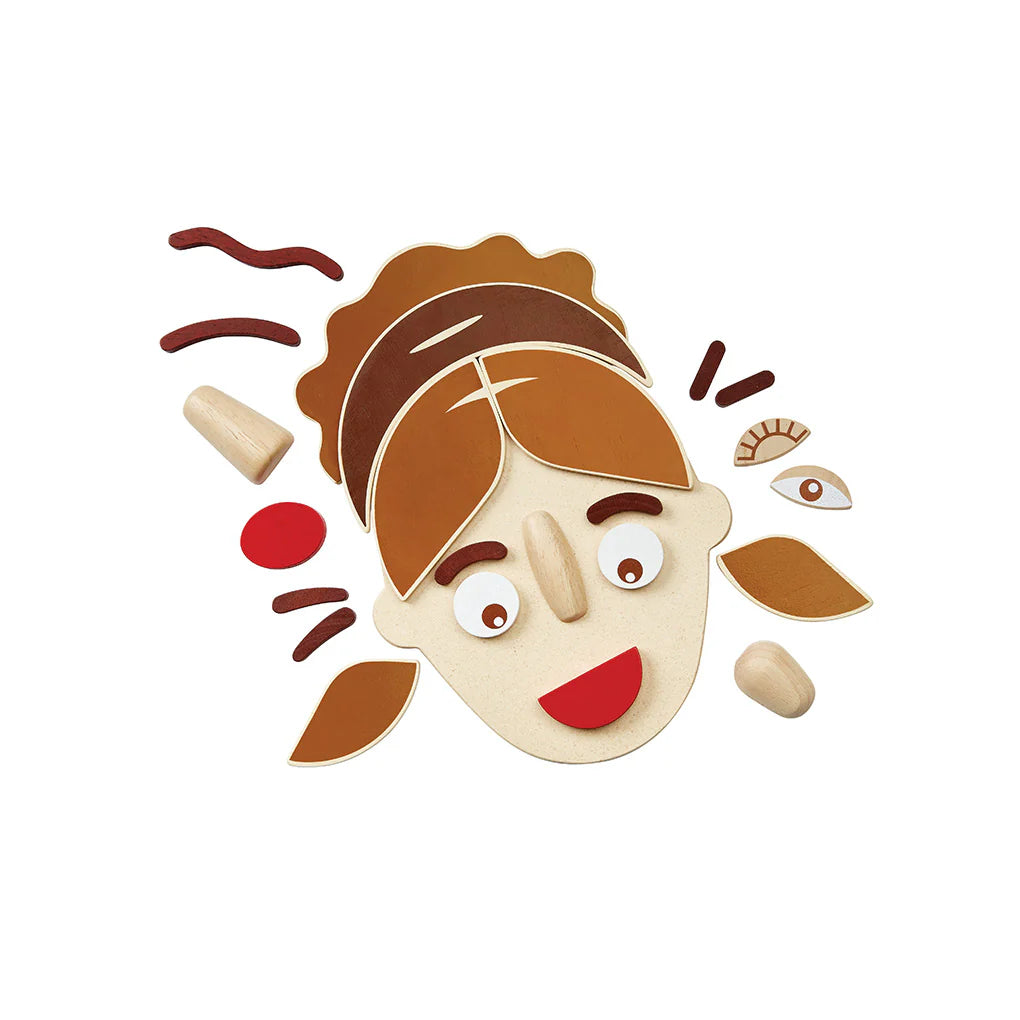 PlanToys - Build A Face - PlanToys - littleyoyo.ca