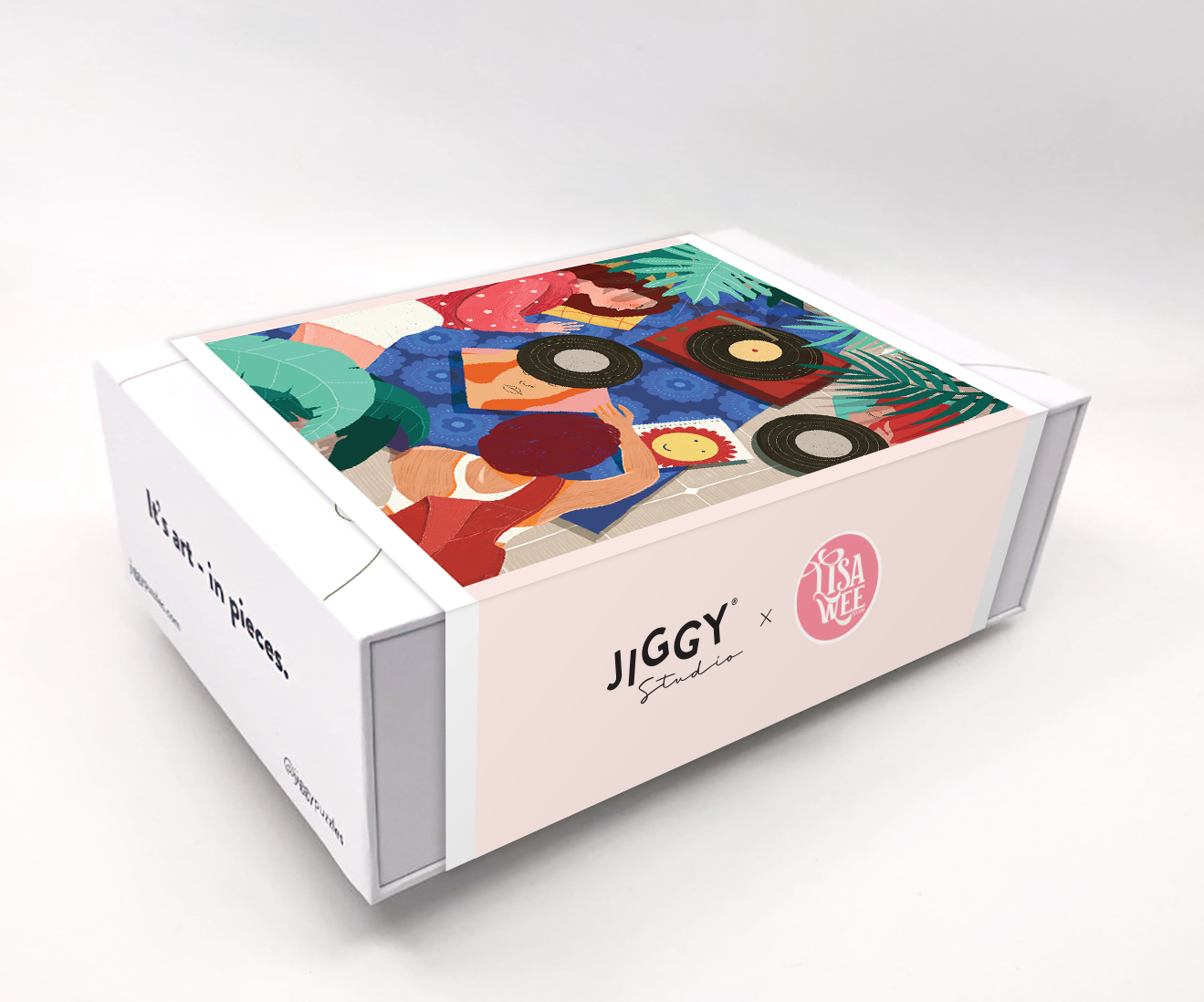 Chill by Lisa Wee - 500pc Puzzle & Glue Kit - JIGGY Puzzles - littleyoyo.ca