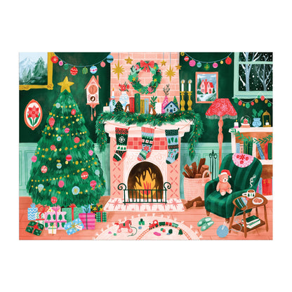 Cozy by the Fireplace - 1000 Piece Jigsaw Puzzle