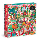 Mudpuppy - Merry Catmas! - 500 Piece Jigsaw Puzzle - Mudpuppy - littleyoyo.ca