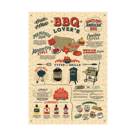 Ridley's Games - BBQ Lover's - 500-Piece Jigsaw Puzzle